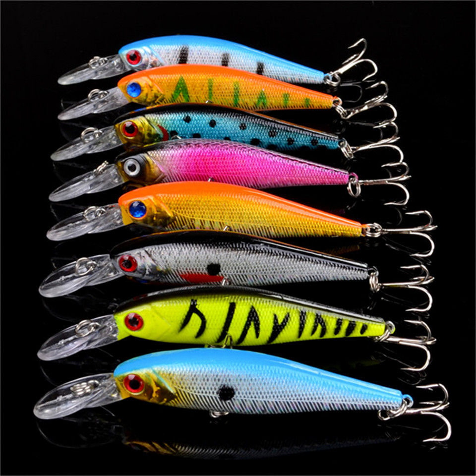 81pcs/lot Fishing Lures Set Mixed 10 Different Style Wobbler Fishing Bait or 81 Colors Minnow Lure and Crank bait Mix Wholesale - Image 3