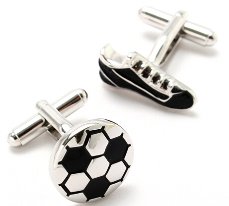 Free shipping Men's Cufflinks Wholesale Sport Series Rugby Golf Football Tennis Design Fashion Cuff Links For Men Copper Quality - Image 5