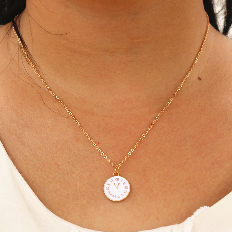 N949 Trendy Tiny Time Pendant Necklace Women Chain Lady Girl Gifts Bijoux Fashion Jewelry Colar Big Promotion - Image 3