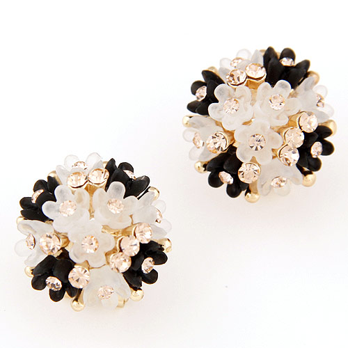 Boucle d'oreille Femme Fashion Stud Earrings for Women Bijoux Crystal ...