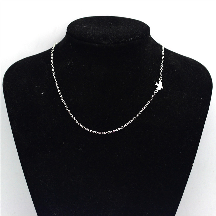 Ahmed Jewelry Simple Alloy Birds Necklace Clavicle Chains Charm Womens Fashion Jewelry Colar Maxi Necklace For Women Hot - Image 4