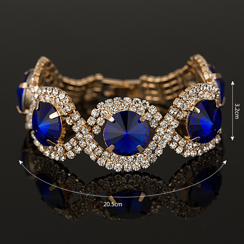 YFJEWE 2018 Top Sell Women Luxury Bracelets & Bangles Wholesale Rhinestone Woman Fashion Bracelets Bangles Wedding Gifts #B002 - Image 2