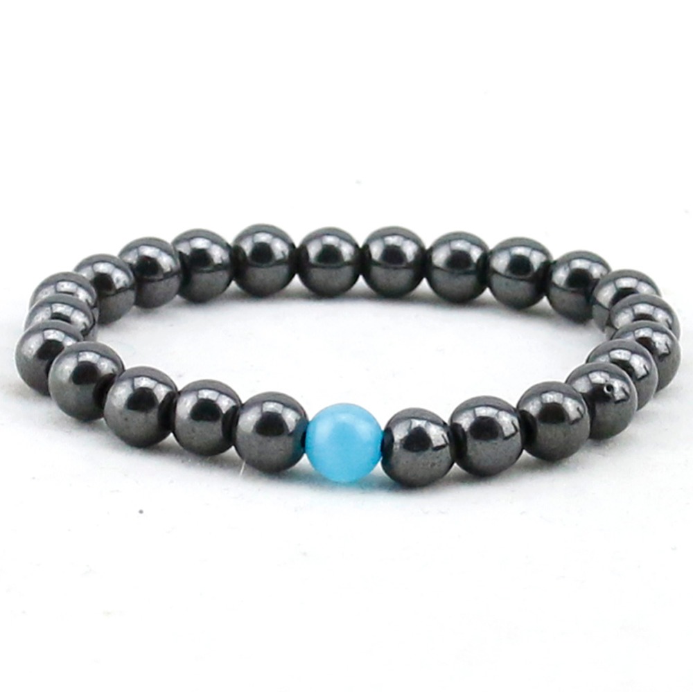 Mens Water Drop Bracelet - Semi-Precious Natural Stones (8mm) - Handmade Genuine Quality Onyx Bracelets For Women - Image 7