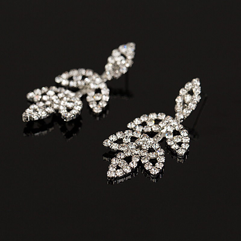 Hot Sale Women Crystal Rhinestone Bridal Jewelry Set African Wedding Jewelry Set Necklace Earrings best gift N179 - Image 2