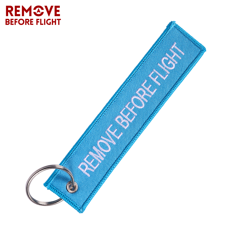Car keychain Motorcycle Key Chain chaveiro para carro Remove Before Flight Airworthy Key Chains Embroidery Keyring for Pilot Key - Image 6