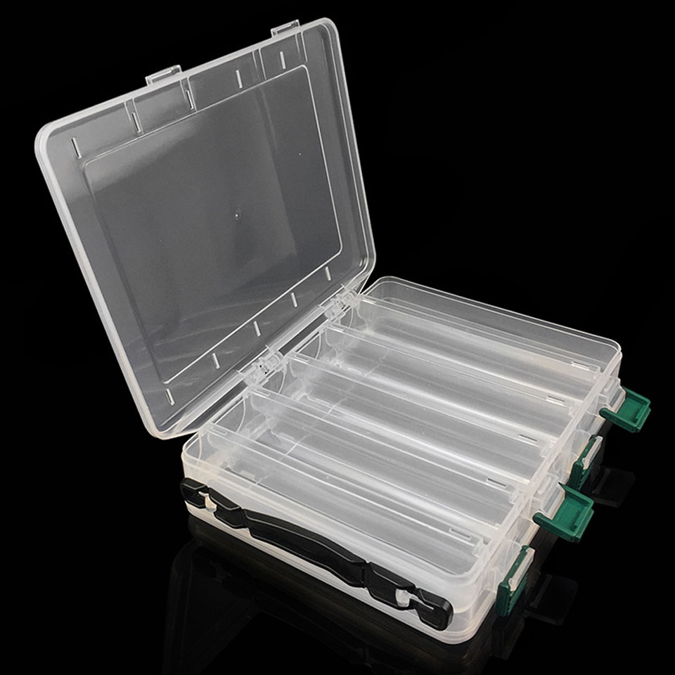 Fishing Box Accessories Tackle Lures Bait Storage Case Shrimp Boxes for Fishing Tackle Baits Pesca 10 Compartments Lure Box - Image 4