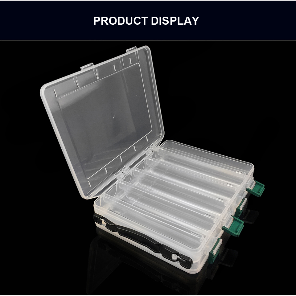 Fishing Box Accessories Tackle Lures Bait Storage Case Shrimp Boxes for Fishing Tackle Baits Pesca 10 Compartments Lure Box