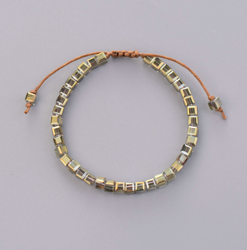 Classic Bling Crystal Bead Friendship Bracelet Coloful Cristal Adjustable Bracelet for women Beaded Bohemia OL Bracelet - Image 4