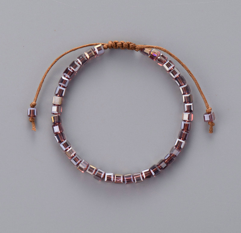 Classic Bling Crystal Bead Friendship Bracelet Coloful Cristal Adjustable Bracelet for women Beaded Bohemia OL Bracelet - Image 6