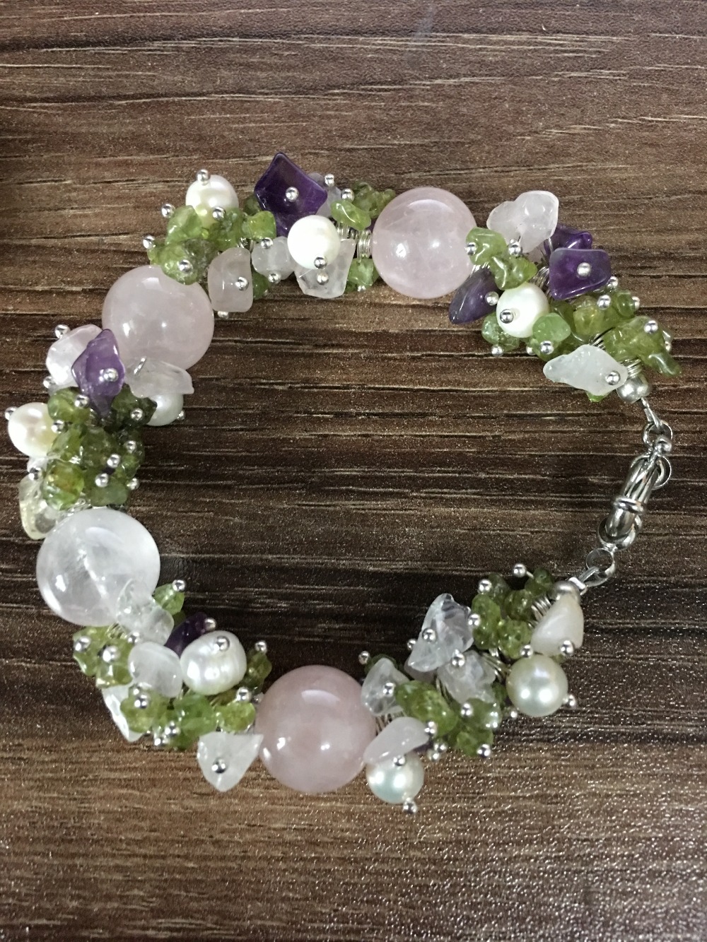 Chunky Big FreshWater Pearl Natural stone for women Bracelet Handmade Statement bohemian Pearl Jewelry offer Drop shipping - Image 6