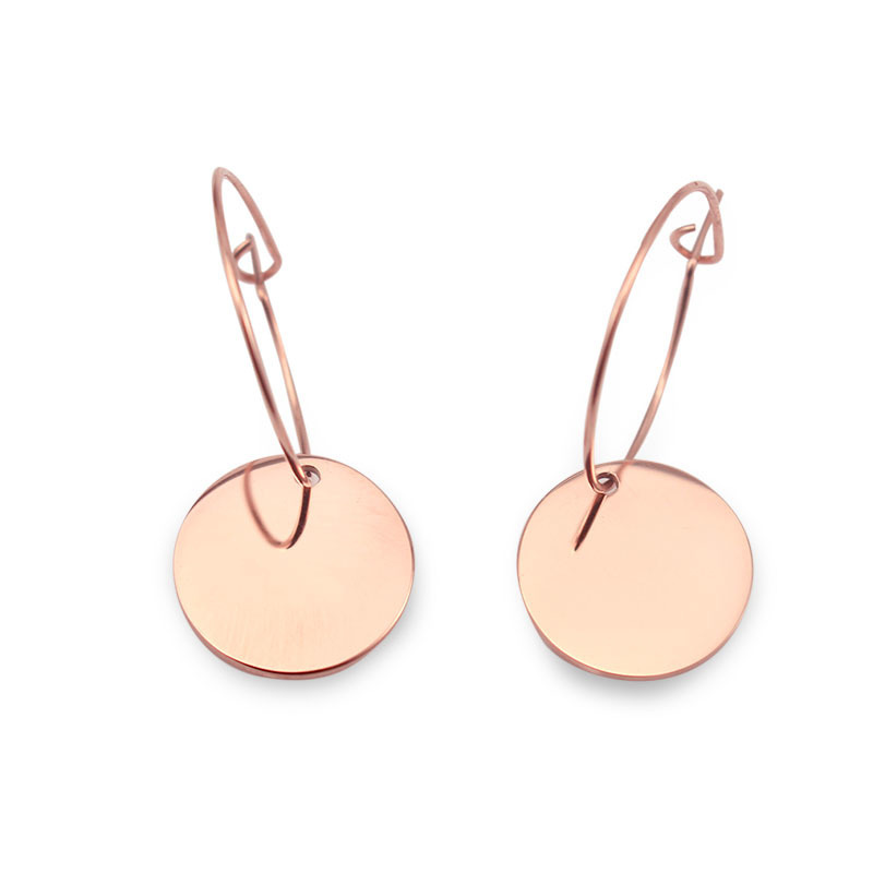 rose gold earring