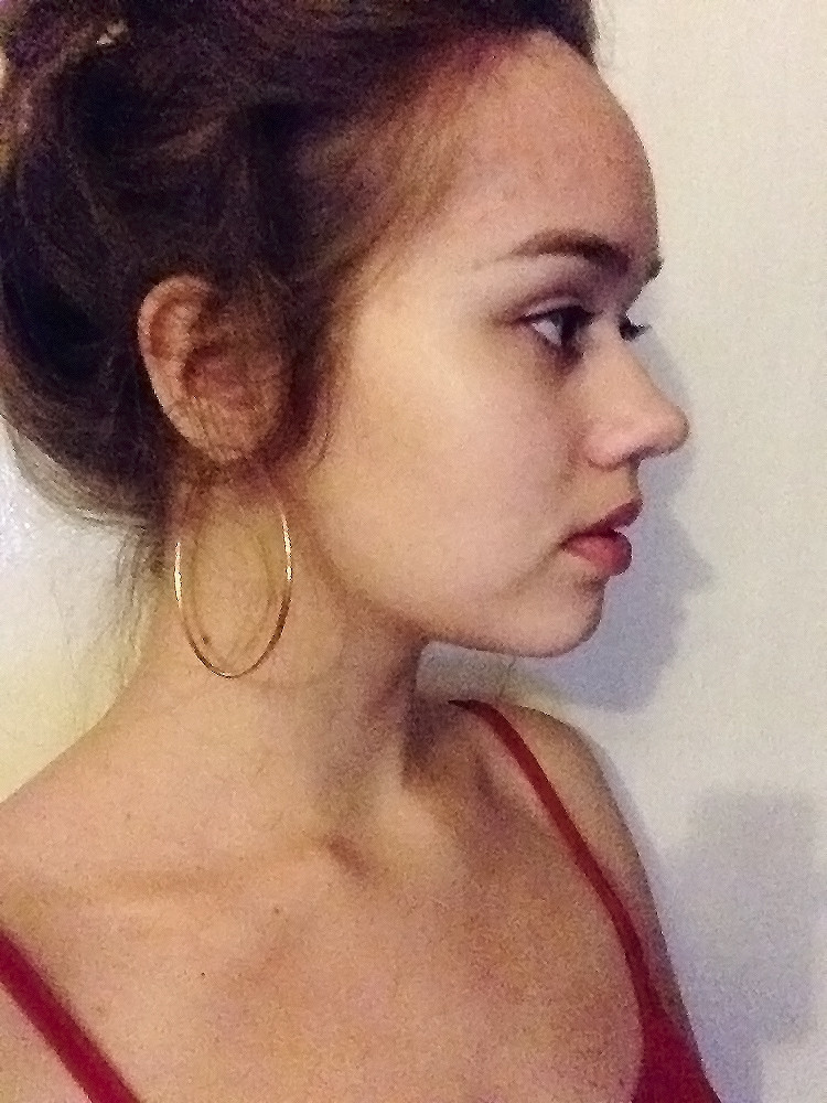 Oversize Rose Gold Color Large Big Circle Loop Hoop Earrings For Women Girl Hiphop Jewelry Aros oorbellen boucle d'oreille femme - Image 6