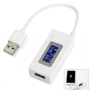 LCD Screen Mini Creative Phone USB Tester Portable Doctor Voltage Current Meter