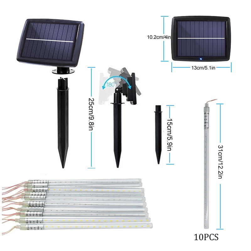 Solar Meteor Shower Rain Lights - Image 4